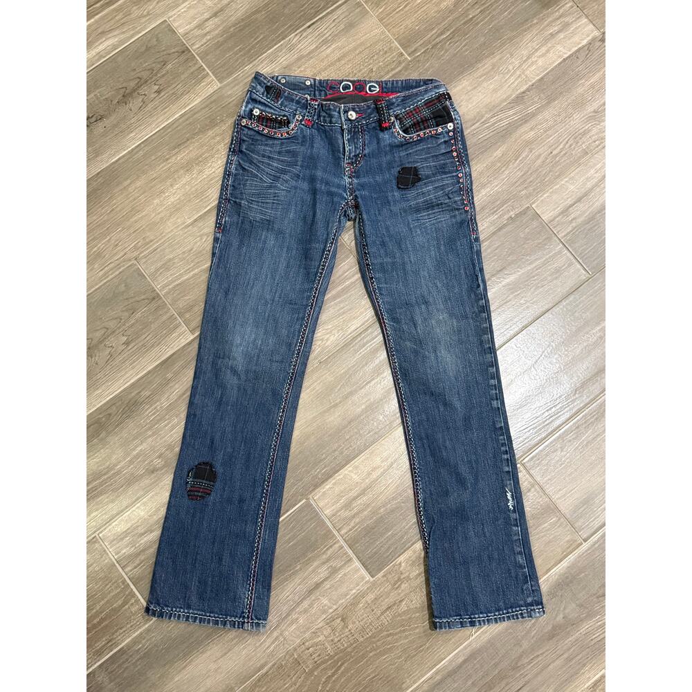 Vintage y2k Women's Coogi Low-rise Flare Jeans Size 7/8